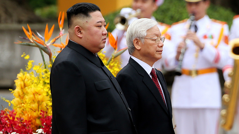 Ким Чен Ын и лидер Вьетнама провели переговоры в Ханое