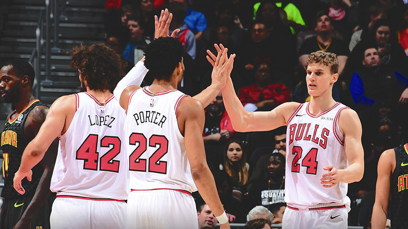 «Чикаго» понадобилось четыре овертайма, чтобы победить «Атланту» в матче регулярного сезона НБА