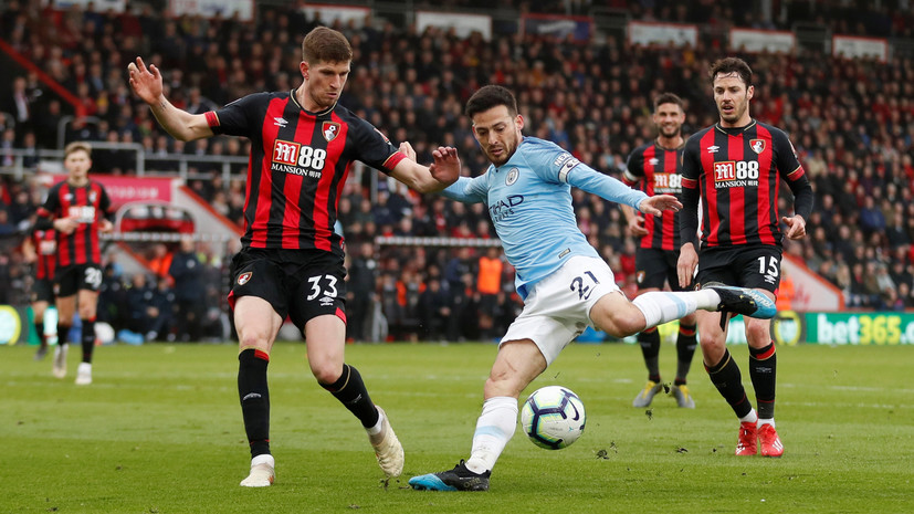 Гол Мареза принёс «Манчестер Сити» победу над «Борнмутом» в матче АПЛ