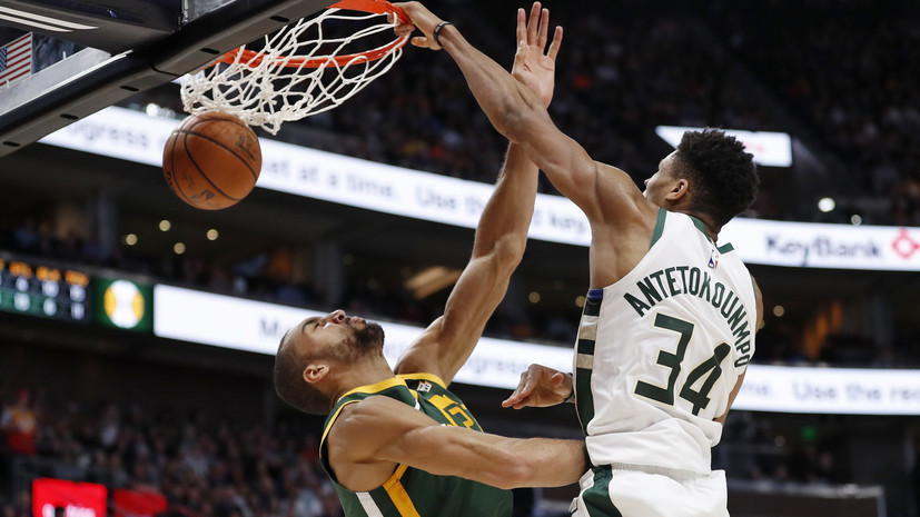«Юта» прервала победную серию «Милуоки» в регулярном чемпионате НБА