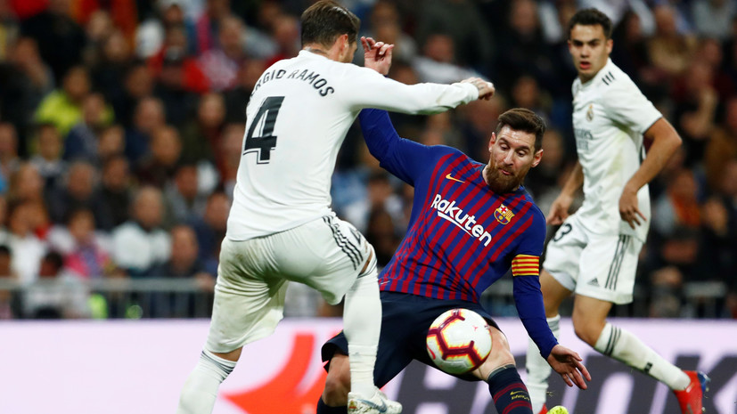 Моуринью предположил, что Рамос хотел изменить градус матча «Реал» — «Барселона» ударом Месси по лицу