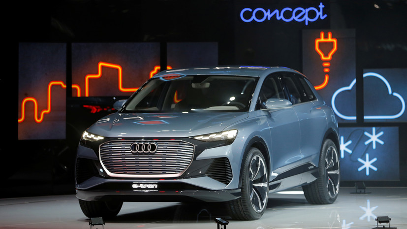 Audi представила в Женеве концептуальный электрический кроссовер Q4 e-tron