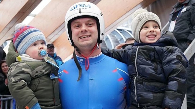 Павличенко победил в спринте на ЧР по санному спорту