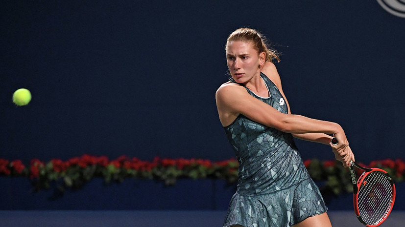 Российская теннисистка Александрова вышла во второй круг турнира в Индиан-Уэллсе