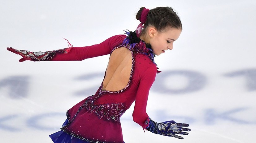 Щербакова лидирует после короткой программы на юниорском ЧМ по фигурному катанию