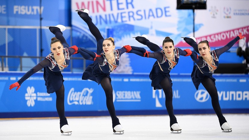 Россияне завоевали бронзу в синхронном фигурном катании на Универсиаде-2019