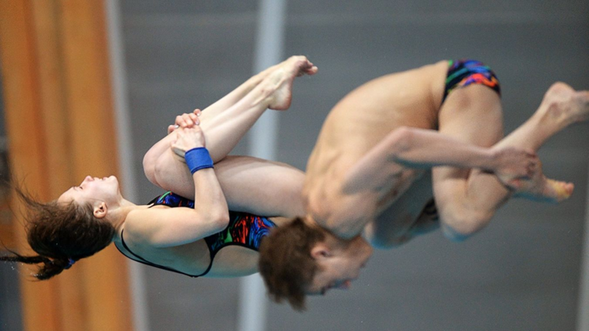 Шлейхер и Тимошинина стали вторыми в синхронных прыжках в воду на этапе Мировой серии