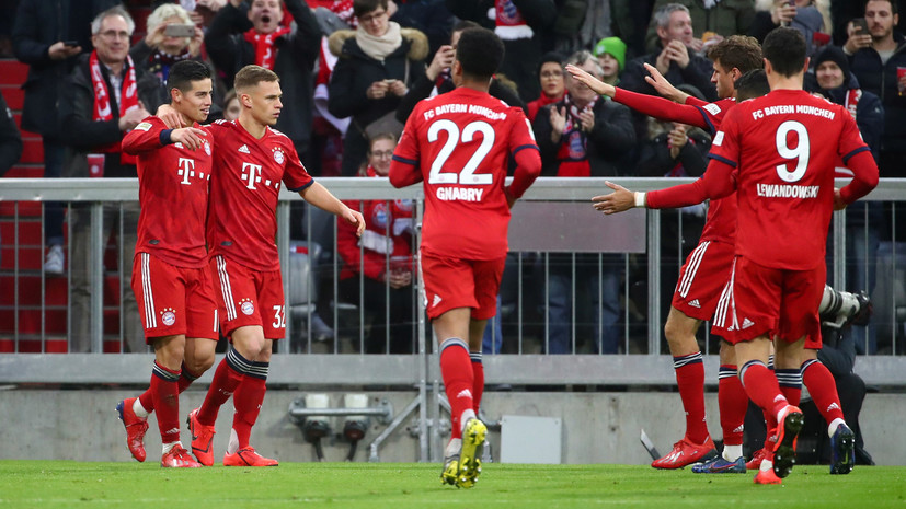 «Бавария» разгромила «Вольфсбург» и вышла на первое место в Бундеслиге