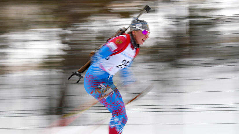 Российские биатлонистки заняли весь пьедестал почёта по итогам масс-старта Универсиады-2019