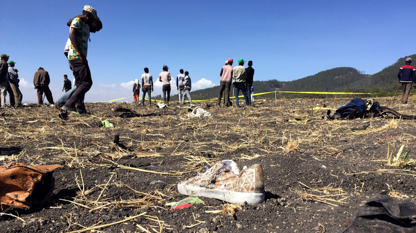 При крушении самолёта в Эфиопии погибли трое россиян