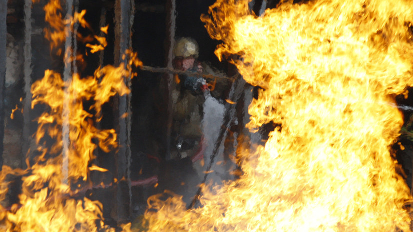 На газопроводе в ХМАО произошло возгорание