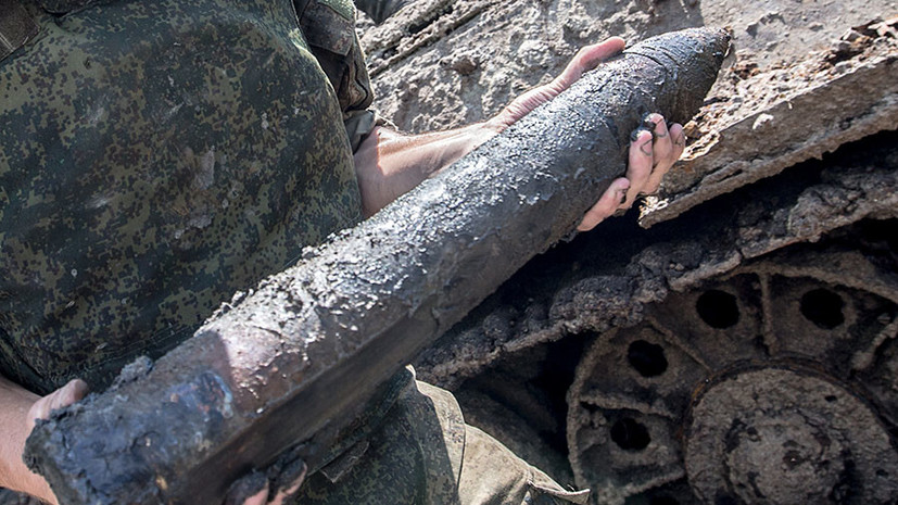 В Калининградской области обезвредили восемь боеприпасов времён Великой Отечественной войны