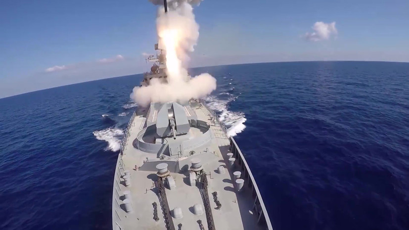 Каспийская флотилия отработала поражение «Калибром» надводных целей