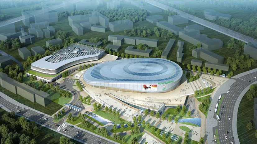 Хоккейная птица счастья: российские звёзды спорта открыли ледовый дворец «Хумо Арена» в Ташкенте