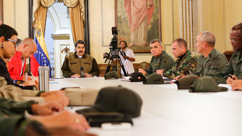 Мадуро объявил о начале новых военных учений в Венесуэле