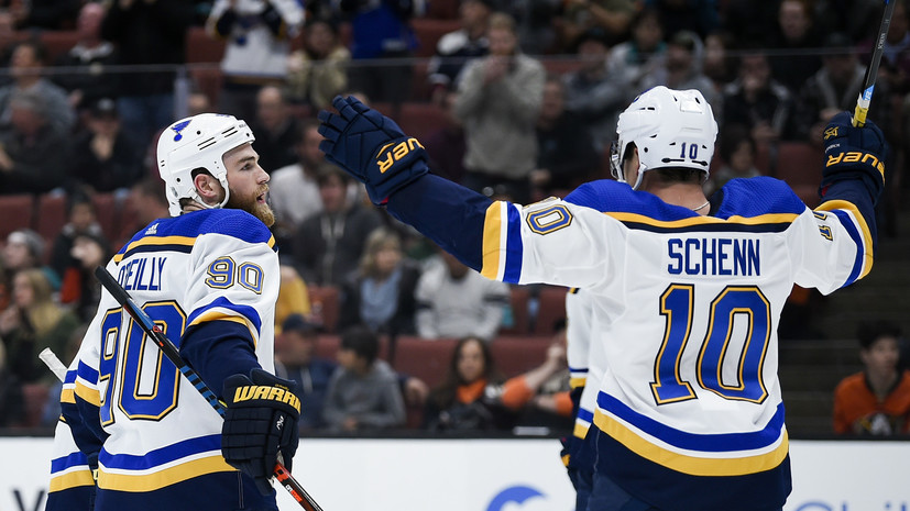 «Сент-Луис» без травмированного Тарасенко разгромил «Питтсбург» в матче НХЛ