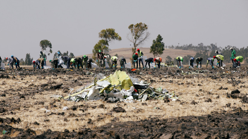Франция передала Эфиопии данные бортовых самописцев разбившегося Boeing
