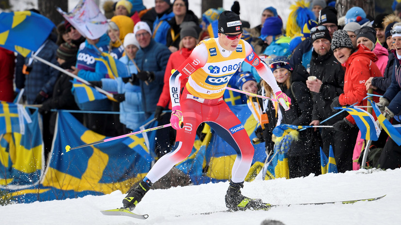 Клебо высказался о своей борьбе с Большуновым за победу в Кубке мира по лыжным гонкам