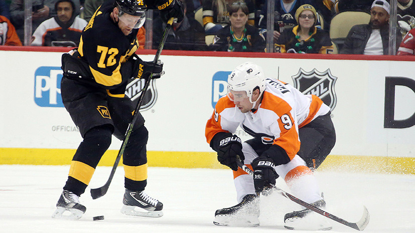 «Питтсбург» без Малкина не справился с «Филадельфией» в матче НХЛ