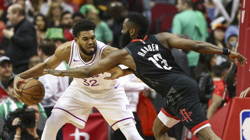 «Хьюстон» обыграл «Миннесоту» в матче регулярного чемпионата НБА