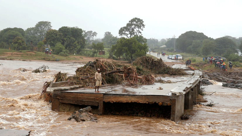 Мозамбик обратился к России с просьбой о гуманитарной помощи для пострадавших от циклона