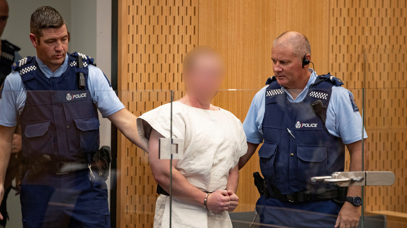 Напавшего на мечети в Новой Зеландии приговорят к пожизненному сроку