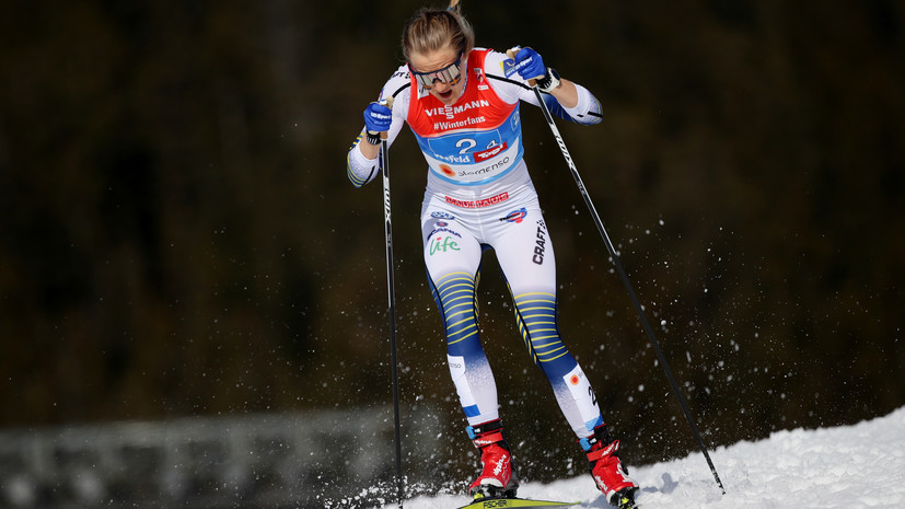 Нильссон выиграла масс-старт классическим стилем на финальном этапе КМ в Квебеке