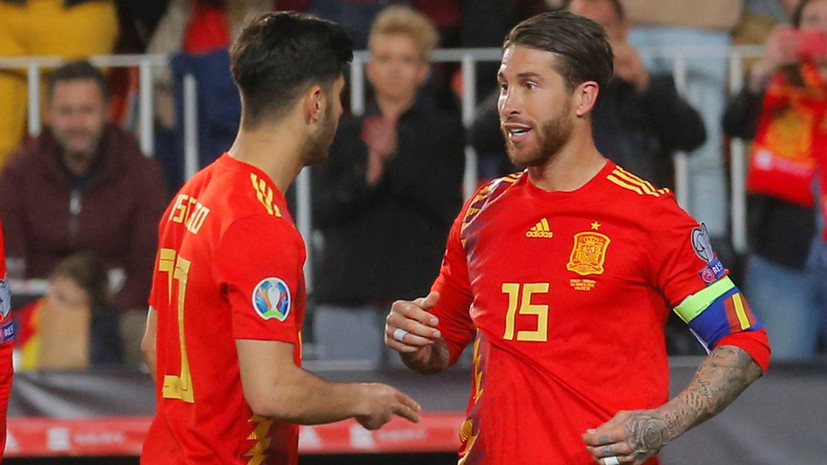 Сборная Испании одержала победу над Норвегией в квалификации футбольного Евро-2020