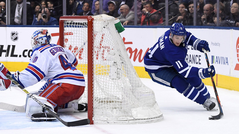 «Рейнджерс» выиграл у «Торонто» в матче регулярного чемпионата НХЛ, Георгиев отразил 44 броска
