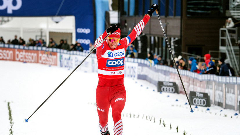 Лыжник Большунов завоевал бронзу в гонке преследования на заключительном этапе КМ