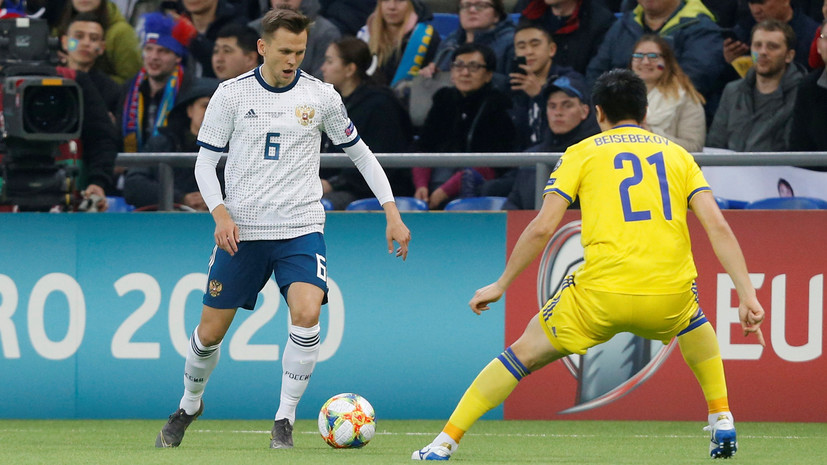 Колобков считает, что Черышев показал себя лидером в матче Казахстан — Россия