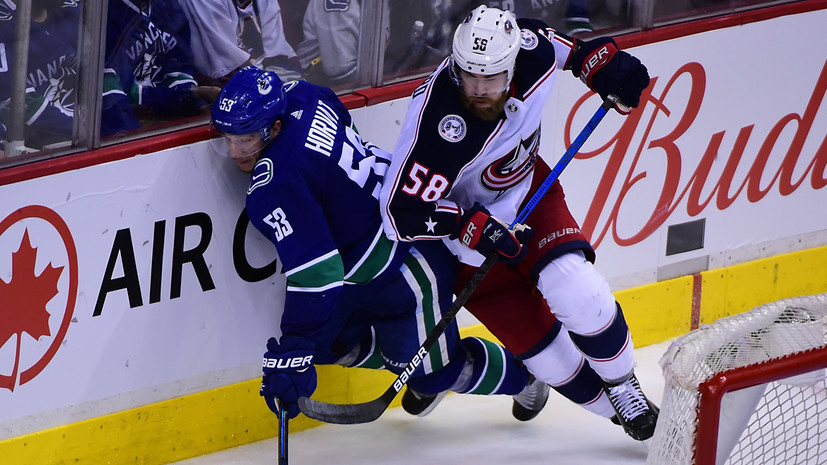 «Коламбус» обыграл «Ванкувер» в матче НХЛ благодаря 21 сейву Бобровского
