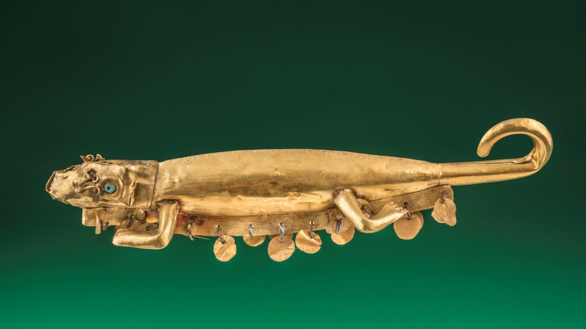 Выставка «Золото империи инков» открывается 27 марта в Петербурге