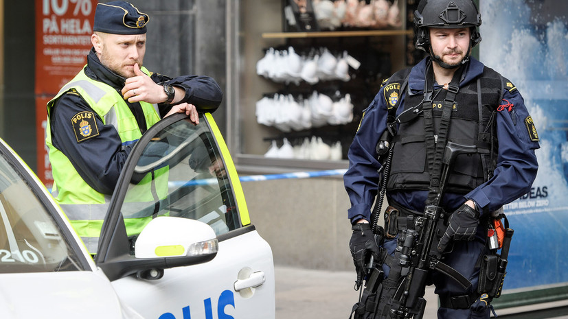 Полиция расследует взрыв в пригороде Стокгольма