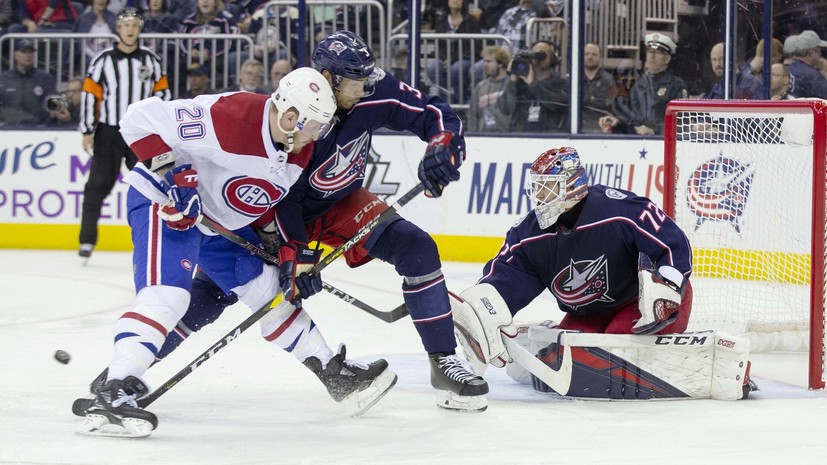 Шайба Панарина помогла «Коламбусу» обыграть «Монреаль» в НХЛ