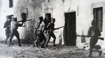 Солдаты Франко, 1936 год