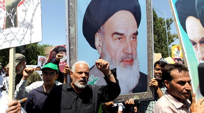 Проправительственный митинг в Иране 