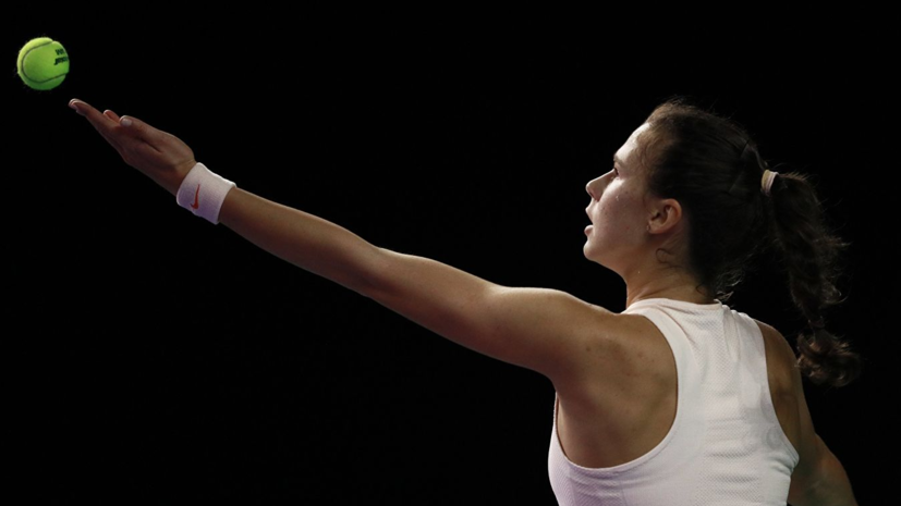Вихлянцева и Хромачёва не смогли выйти во второй круг турнира WTA в Чарльстоне