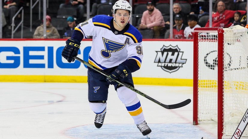 Тарасенко вышел на пятое место по голам в истории «Сент-Луиса»