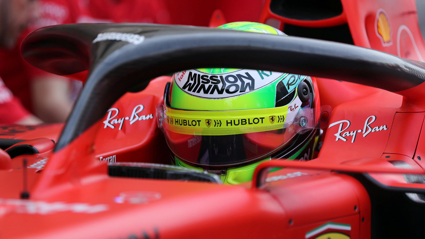Сын Шумахера провёл тестовый заезд за рулём болида «Формулы-1» Ferrari 