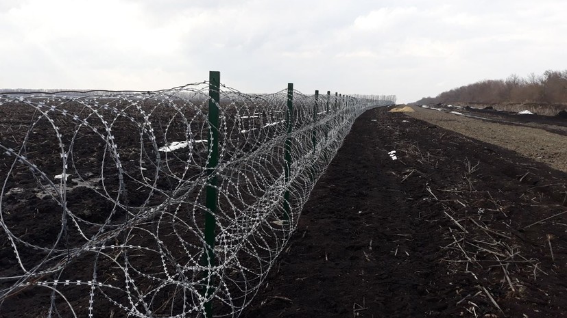 Украина начала активно укреплять границу с Россией
