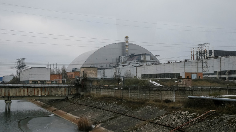 Пожар в Чернобыльской зоне отчуждения на Украине потушен