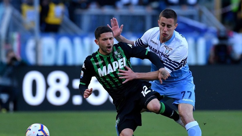 «Лацио» вырвал ничью в матче Серии А с «Сассуоло» благодаря голу в компенсированное время