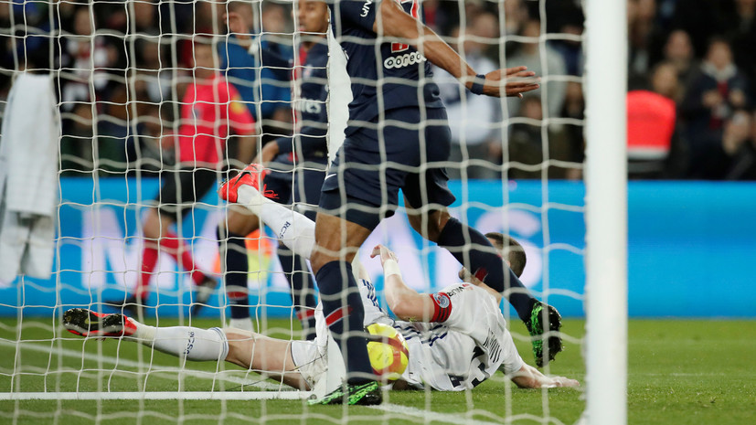 Футболист ПСЖ не сумел забить «Страсбургу» в матче Лиги 1, ударив с линии ворот