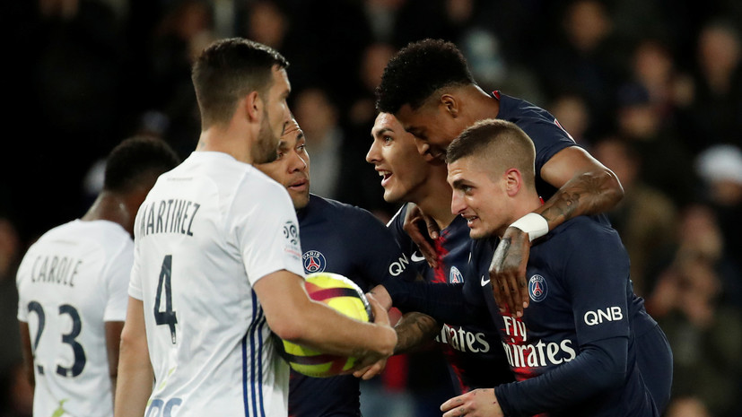 ПСЖ впервые в сезоне-2018/19 потерял очки в домашнем матче чемпионата Франции по футболу