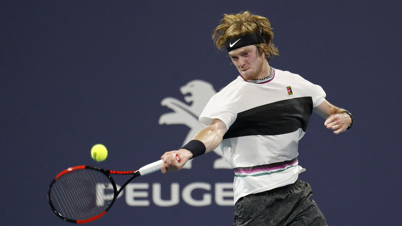 Рублёв опустился на 92-е место рейтинга ATP