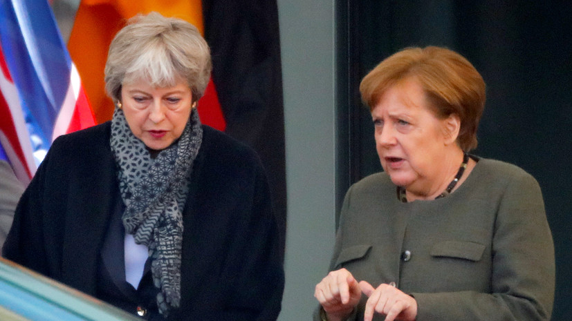 Мэй и Меркель обсудили отсрочку брексита