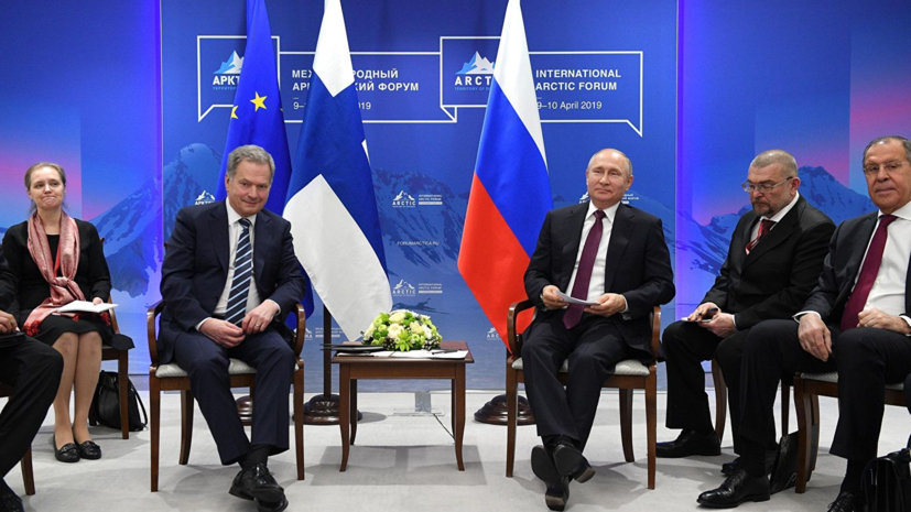 Путин ответил президенту Финляндии на слова о санкциях