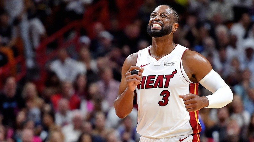 Баскетболист «Майами» Уэйд оформил трипл-дабл в последнем матче в карьере