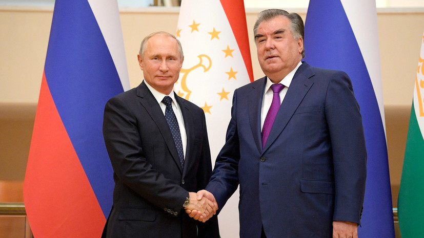 «В духе стратегического партнёрства»: какие вопросы обсудят Владимир Путин и Эмомали Рахмон в Москве